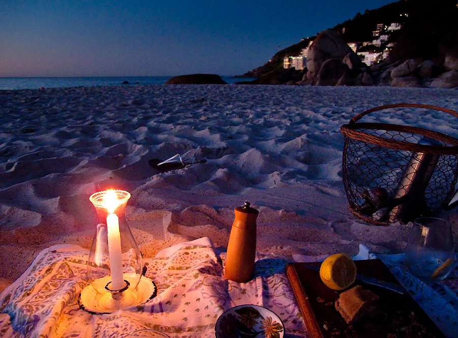 Romantic Picnic At Night